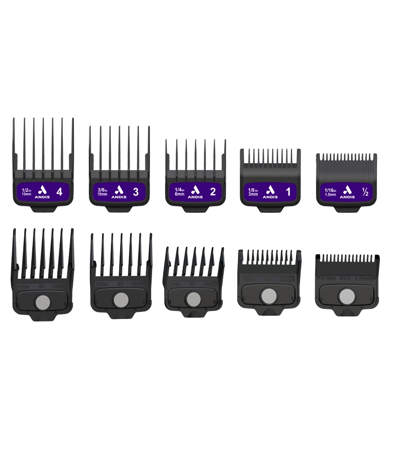LYNC 5pc attachment combs straight front
